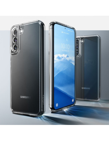 Coque SPIGEN Ultra Hybrid pour SAMSUNG S22 transparent