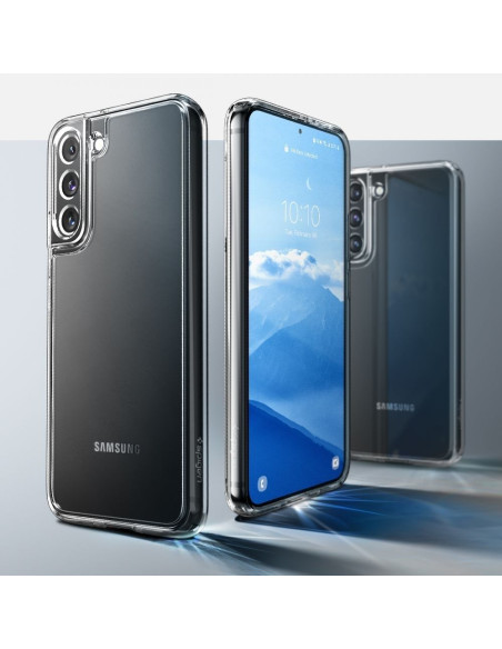 Coque SPIGEN Ultra Hybrid pour SAMSUNG S22 transparent