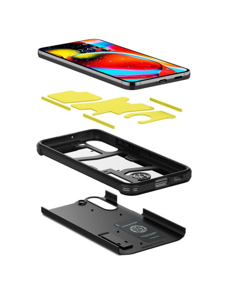 Coque SPIGEN Tough Armor pour SAMSUNG S22 black