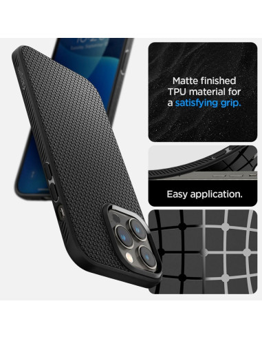 SPIGEN Liquid Air Coque pour IPHONE 14 PRO MAX noir mat