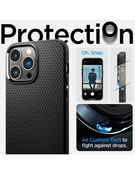 SPIGEN Liquid Air Coque pour IPHONE 14 PRO MAX noir mat