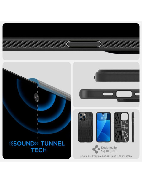 SPIGEN Liquid Air Coque pour IPHONE 14 PRO MAX noir mat