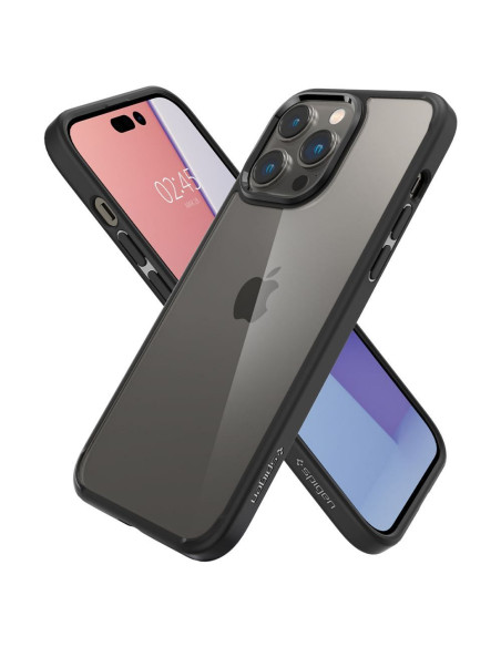 SPIGEN Ultra Hybrid Coque pour IPHONE 14 PRO MAX noir mat
