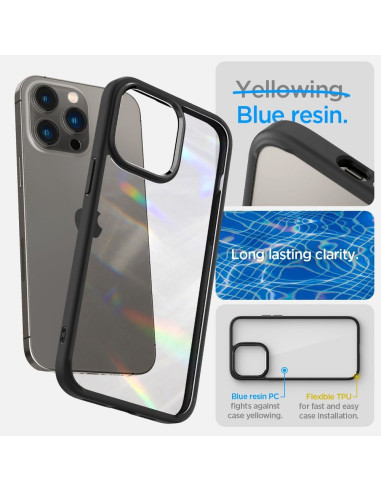SPIGEN Ultra Hybrid Coque pour IPHONE 14 PRO MAX noir mat