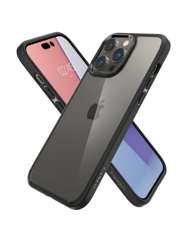 SPIGEN Ultra Hybrid Coque pour IPHONE 14 PRO noir mat