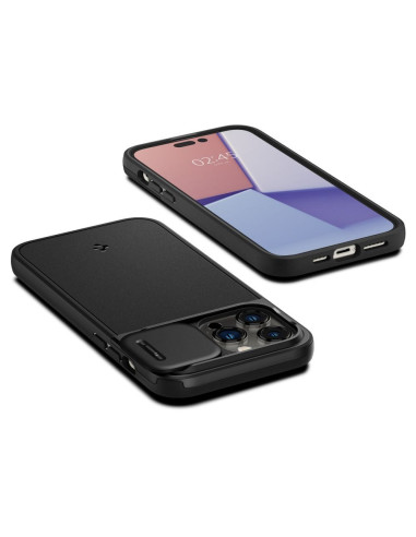 SPIGEN Optik Armor MAG Coque pour IPHONE 14 PRO noir