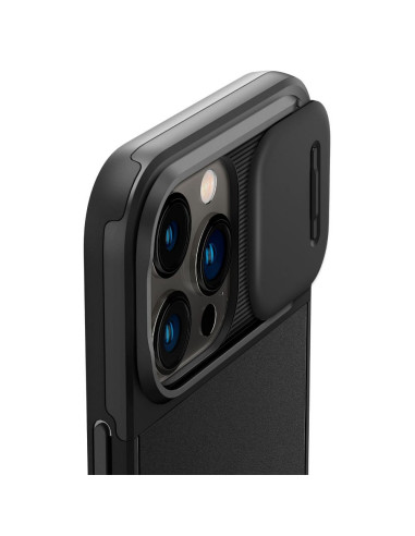 SPIGEN Optik Armor MAG Coque pour IPHONE 14 PRO noir