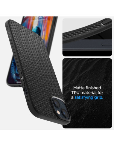 SPIGEN Liquid Air Coque pour IPHONE 14 noir mat