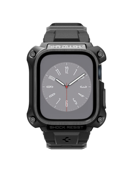 SPIGEN Tough Armor ”PRO” case for APPLE Watch 7 / 8 / 9 (45 mm) metal black