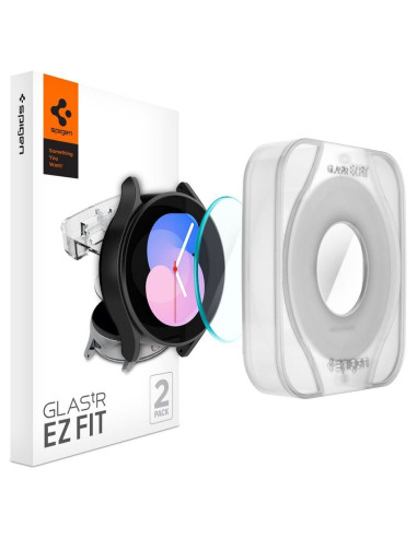 Tempered Glass SPIGEN GLAS.TR ”EZ-FIT” 2-PACK for SAMSUNG Galaxy Watch 4 / 5 ( 40 MM )