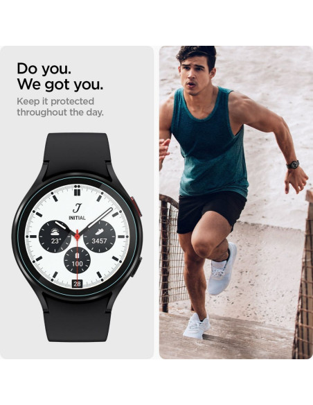 SPIGEN GLAS.TR "EZ-FIT" Verre trempé 2-PACK pour SAMSUNG Galaxy Watch 5 PRO ( 45 MM )