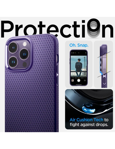 SPIGEN Liquid Air Coque pour IPHONE 14 PRO MAX deep purple