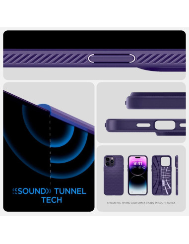 SPIGEN Liquid Air Coque pour IPHONE 14 PRO MAX deep purple