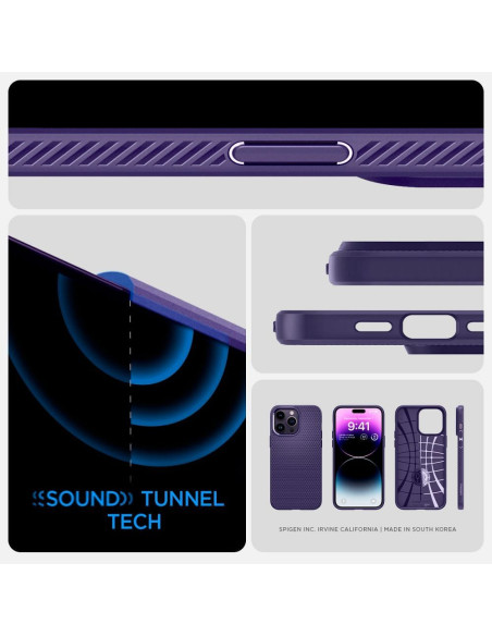 SPIGEN Liquid Air Coque pour IPHONE 14 PRO MAX deep purple