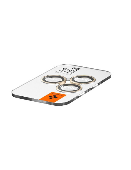 SPIGEN OPTIK.TR "EZ FIT" protecteur de caméra 2-pack pour IPHONE 14 PRO / 14 PRO MAX or