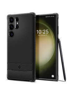 SPIGEN Coque Rugged Armor pour SAMSUNG S23 ULTRA noir mat