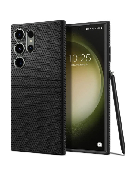 SPIGEN Liquid Air Coque pour SAMSUNG S23 ULTRA noir mat