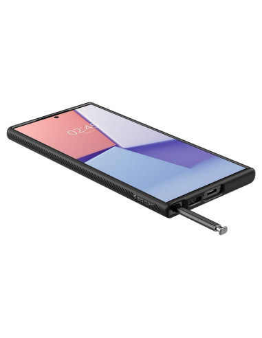 SPIGEN Liquid Air Coque pour SAMSUNG S23 ULTRA noir mat