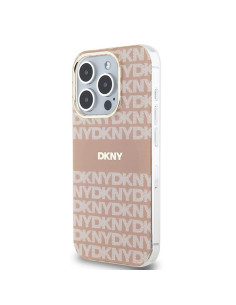 Coque DKNY pour IPHONE 14 Pro compatible avec MagSafe DKHMP14LHRHSEP (DKNY HC MagSafe PC TPU Repeat Texture Pattern W/ Stripe) r 2