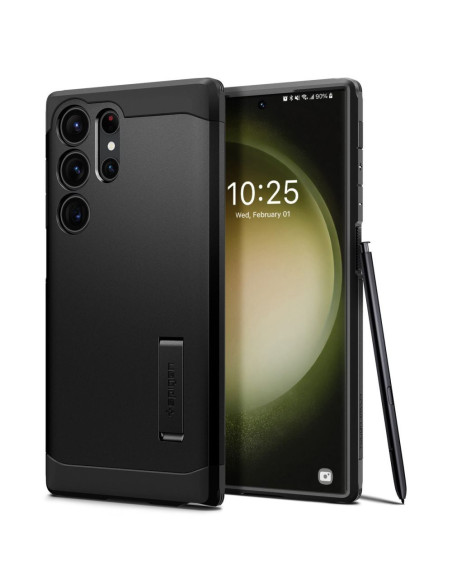 SPIGEN Coque Tough Armor pour SAMSUNG S23 ULTRA noir