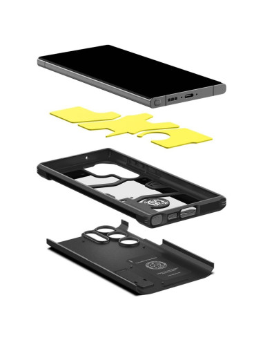 SPIGEN Coque Tough Armor pour SAMSUNG S23 ULTRA noir