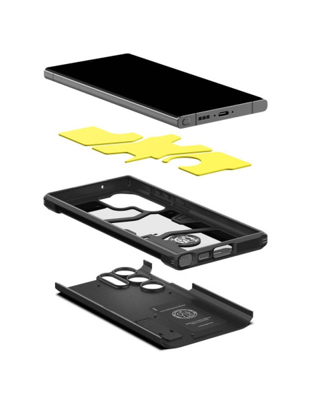 SPIGEN Coque Tough Armor pour SAMSUNG S23 ULTRA noir