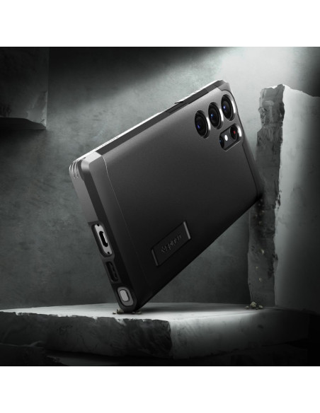 SPIGEN Coque Tough Armor pour SAMSUNG S23 ULTRA noir