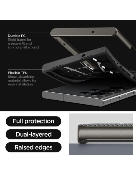 SPIGEN Neo Hybrid Coque pour SAMSUNG S23 ULTRA gunmetal