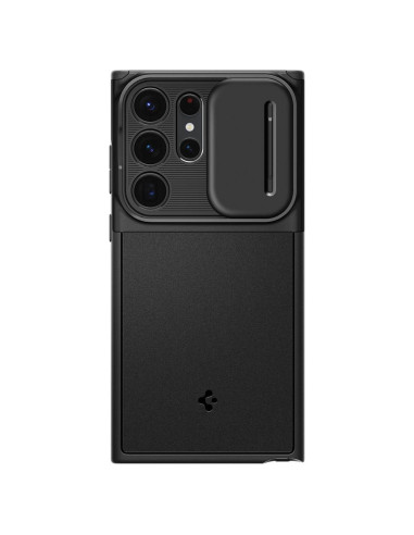 Coque SPIGEN Optik Armor pour SAMSUNG S23 ULTRA noir