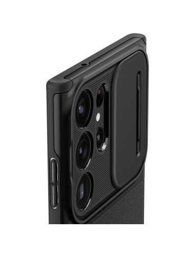 Coque SPIGEN Optik Armor pour SAMSUNG S23 ULTRA noir