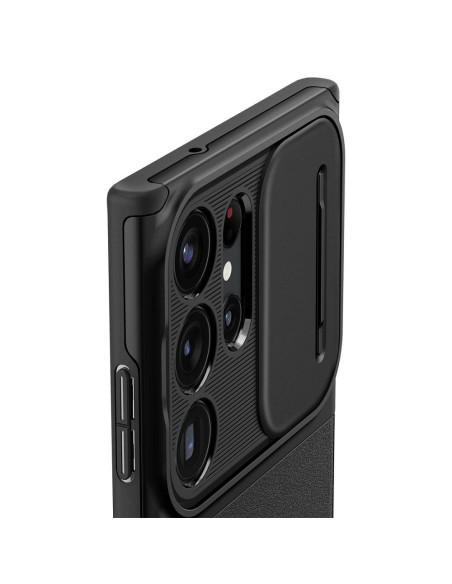 Coque SPIGEN Optik Armor pour SAMSUNG S23 ULTRA noir