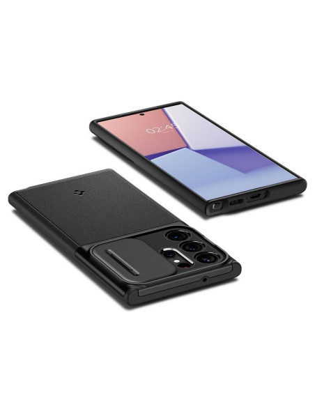 Coque SPIGEN Optik Armor pour SAMSUNG S23 ULTRA noir