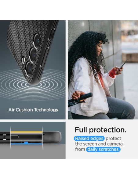 SPIGEN Liquid Air Coque pour SAMSUNG S23 noir mat