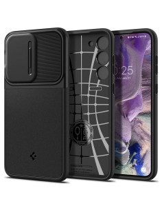 SPIGEN Optik Armor case for SAMSUNG S23 black