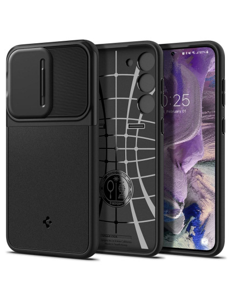 SPIGEN Optik Armor case for SAMSUNG S23 black