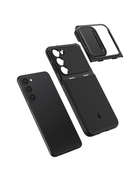 SPIGEN Optik Armor case for SAMSUNG S23 black