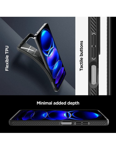 SPIGEN Liquid Air Coque pour XIAOMI Redmi Note 12 PRO 5G / POCO X5 PRO 5G noir mat