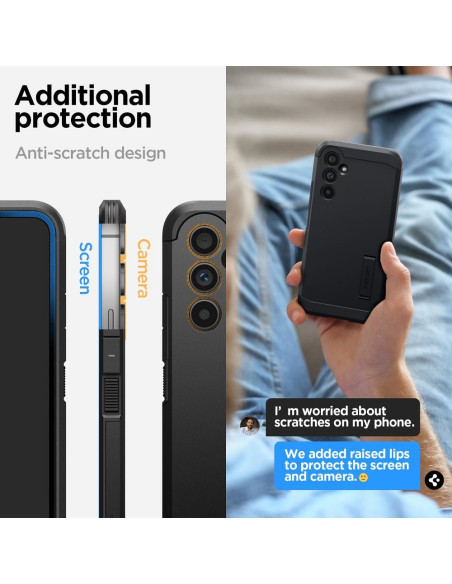 Coque SPIGEN Tough Armor pour SPIGEN A54 5G noir