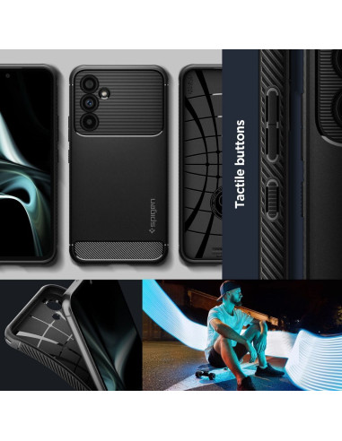 SPIGEN Coque Rugged Armor pour SAMSUNG A54 5G noir mat