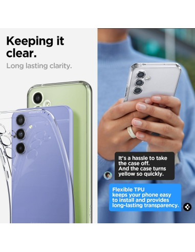 SPIGEN Coque en cristal liquide pour SAMSUNG A54 5G transparent