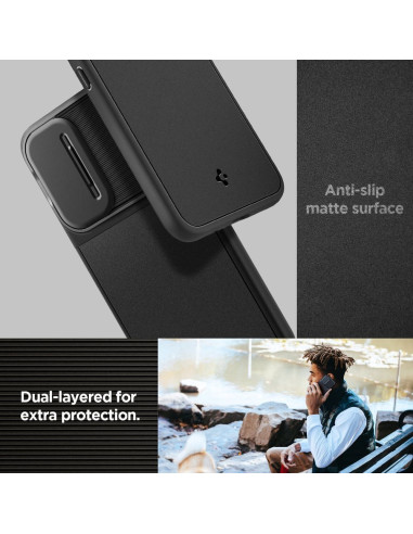 SPIGEN Optik Armor Coque pour SAMSUNG A54 5G noir