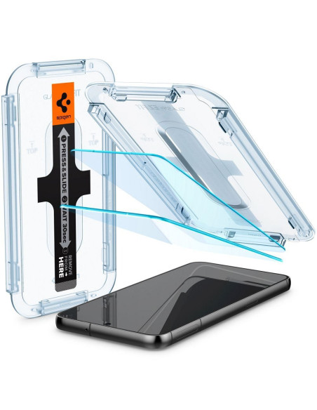 Verre trempé "EZ FIT" de SPIGEN GLAS.TR 2-pack pour SAMSUNG S23 PLUS transparent