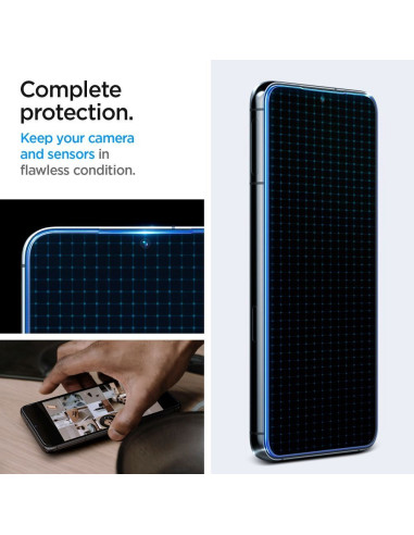 Verre trempé "EZ FIT" de SPIGEN GLAS.TR 2-pack pour SAMSUNG S23 PLUS transparent