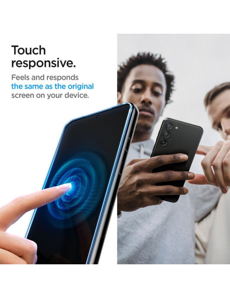Verre trempé "EZ FIT" de SPIGEN GLAS.TR 2-pack pour SAMSUNG S23 PLUS transparent