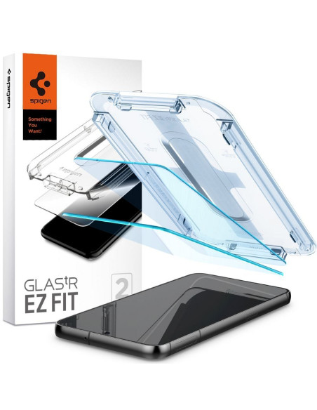 Verre trempé "EZ FIT" de SPIGEN GLAS.TR 2-pack pour SAMSUNG S23 transparent