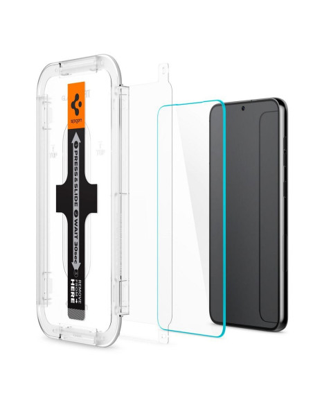 Verre trempé "EZ FIT" de SPIGEN GLAS.TR 2-pack pour SAMSUNG S23 transparent