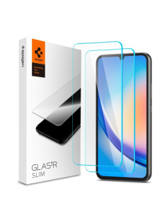 Tempered glass SPIGEN GLAS.TR SLIM 2-PACK for SAMSUNG A34 5G transparent