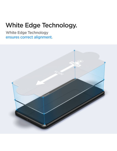 Tempered glass SPIGEN GLAS.TR SLIM 2-PACK for SAMSUNG A34 5G transparent