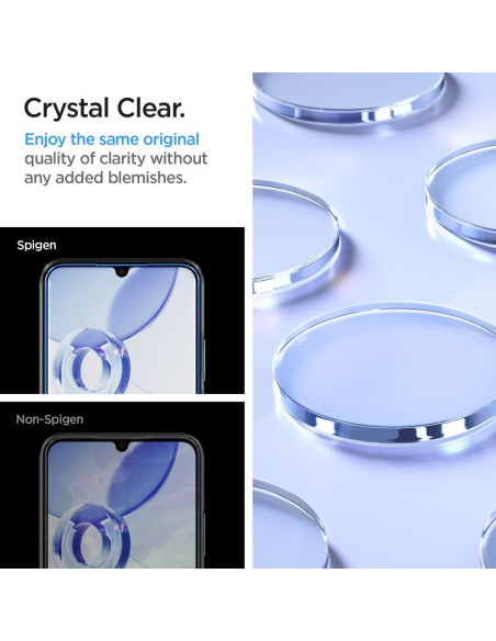Tempered glass SPIGEN GLAS.TR SLIM 2-PACK for SAMSUNG A34 5G transparent