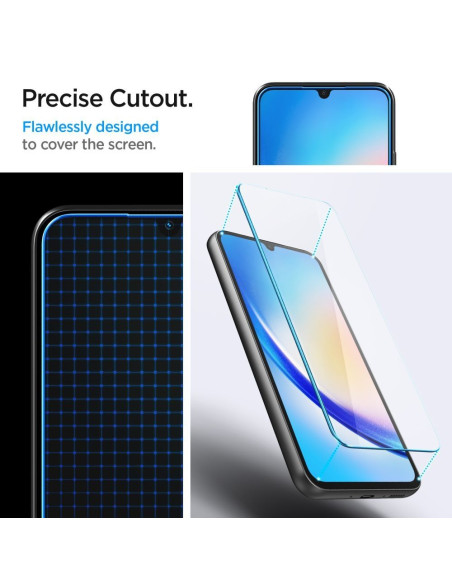 Tempered glass SPIGEN GLAS.TR SLIM 2-PACK for SAMSUNG A34 5G transparent